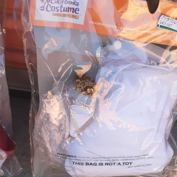 MEN ✡️PURIM Costume Mark Anthony & Princess Black/Red/Gold sz L - Picture 3 of 4